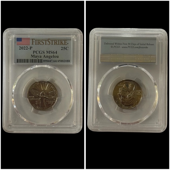 2022-P  PCGS MS64 Maya Angelou #898447.64/45882088 - Picture 1 of 5